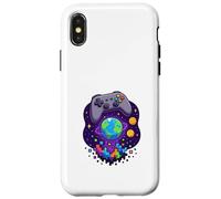 Contrôle de Jeu Pixel Cosmos Coque pour iPhone X/XS