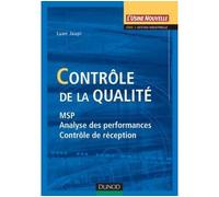 Contrôle de la qualité - MSP, analyse des performances et contrôle de réception - Luan Jaupi - Dunod - broché - Scolaire / Universitaire