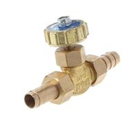 contrôle de la soupape, Robinet à aiguille coudé en laiton for propane et butane, embout cannelé 76 x 50 mm, 8-10 mm, 1 Mpa(10mm)