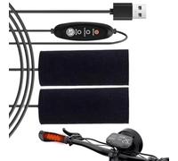 Contrôle de la température des boutons de moto chauffés - Boutons chauffants alimentés par USB, guidons de moto | Poignées thermorétractables réglables, housse antidérapante pour le c