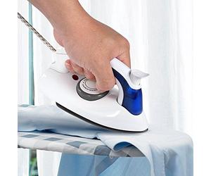 Contrôle de la TempératureChauffage Rapide, Mini Fer à Repasse Electric Irons, Mini Fer à Vapeur pour VêtementsFer à Vapeur Portable Pliable Electric Irons