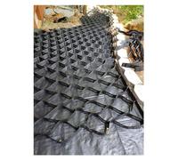 Contrôle de l'érosion de la grille de pente - Pavés perméables très résistants pour gazon, allée, béton et gravier de pois - Stabilisateur de sol en nid d'abeille de 5,1 cm/10,2 cm d'épaisseur