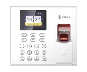 Contrôle de présence - Empreintes, carte EM et clavier - TCP/IP et USB - Mode présence - Logiciel Safire Control Center AC