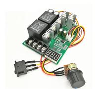 Contrôle de vitesse de moteur à affichage numérique DC9-50V 40A DC, contrôleur PWM réversible 12V 24V 48V 2000W, interrupteur avant et arrière, 50 pièces