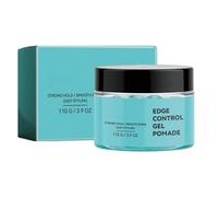 Contrôle des bords lisses, de fixation des cheveux, tenue forte sans formule de flocons, pommade brillante légère, crème coiffante moderne avec finition polie, gel de fixation pour les cheveux