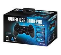 Ewent Contrôleur de jeu Play PL3330 USB 2.0 filaire PS3/PC Analogique/Numérique Noir