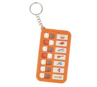 Contrôle Des - Programme De Routine De Clavier De Petite Affaire Avec Keychain | Tableau De Poche Portable, Augmente Le Développement Personnel Style Décontractée Pour La Maison, L'école, Raga