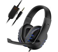 Contrôle du microphone avec oreillettes en similicuir, conception circum-auriculaire pour une immersion totale dans les jeux, casque à isolation