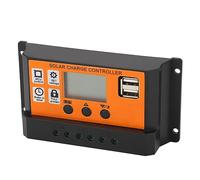 Contrôle du panneau solaire, faible chaleur, grand écran LCD, contrôleur solaire, gestion en 3 étapes, 12V 24V, auto-restauration pour la maison (10A)