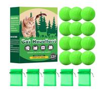 Contrôle extérieur des Chats - Conduite pour Chat d'intérieur à la Menthe poivrée, Balle granulaire Naturelle à Base de pour éviter Les Rayures et la Mastication, pour protéger Les Meubles