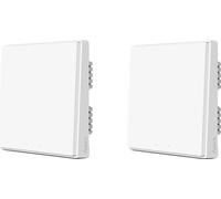 Contrôle intelligent de l'éclairage, connexion Zigbee, contrôle par bouton simple ou double, capacité de charge de 800W, 2X pas de neutre 1 bouton