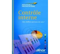 Contrôle interne: Des chiffres porteurs de sens !