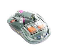 Contrôle par Ordinateur Silencieux sans Fil,Contrôle par Ordinateur Portable sans Fil,Souris Transparentes de contrôle par Ordinateur à lumière | Informatique Silent Click pour téléphones, ta