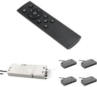 contrôleur 4 canaux Télécommande radio 12V Éclairage LED dimmable 60W