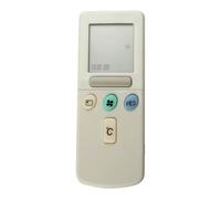 Contrôleur AC à écran LCD, disposition des couleurs, bouton de température, télécommande portable beige, commande de rechange compatible pour les systèmes divisés, configuration quotidienne, AC, de de