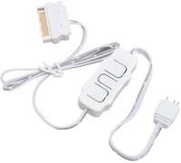 Contrôleur ARGB 5 V 3 broches ARGB vers SATA, télécommande portable à bande lumineuse pour ventilateurs de PC, refroidisseurs, appareils ARGB DIY (blanc).[S849]