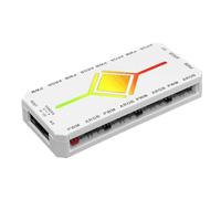 Contrôleur ARGB à 3 broches 5 V - Contrôleur d'éclairage RVB | Contrôle de la température PWM et télécommande sans fil avec ARGB synchronisé et réglage de la vitesse du ventilateur, pour ventilateurs