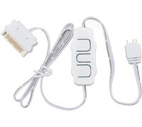 Contrôleur ARGB, Contrôleur de Ventilateurs PC ARGB, Alimentation SATA Professionnelle 5 V 3 Broches, Télécommande ARGB Light Stripe pour Ventilateurs PC, Refroidisseurs, (White).[S405]
