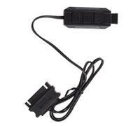 Contrôleur ARGB RVB 5 V 3 broches Alimentation manuelle Éclairage LED pour boîtier d'ordinateur Ventilateur de châssis Contrôleur ARGB 50 cm