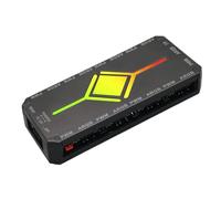 Contrôleur ARGB | Splitter magnétique pour ventilateur PWM à 3 broches | Hub LED avec télécommande | Pour bureau, home cinéma, chambre, salle de jeux, fêtes, joueurs, hommes et femmes