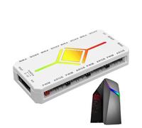 Contrôleur ARVB | Répartiteur Magnétique De Moyeu De Ventilateur PWM 5V À 3 Broches, Synchronisation LED, Contrôle De La Température De L'éclairage, Module À Distance Sans Fil | Bureau Cinéma Maison C