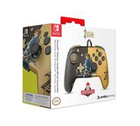 Pdp Faceoff Deluxe+ Audio Manette Filaire Zelda pour Nintendo Switch