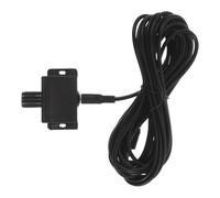 Contrôleur Audio Voiture 5m pour Basses, Réglage Précis, Noir | Compatibilité Large, Connexion Prolongée, Alliage et Plastique, pour Autoradio et Amplis Domestiques, Contrôle Sonore