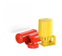 Contrôleur automatique de niveau d'eau 70AB Interrupteur à flotteur double boule pour irrigation fosse septique bétail (A)