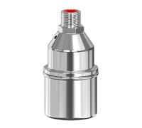 Contrôleur automatique de vanne à flotteur, vanne d'arrêt d'eau, régulateur de ligne de flottaison en acier inoxydable avec conception robuste pour aquarium, auge à bétail et piscine, contrôle du débi