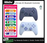 Contrôleur Bluetooth 8BitDo Ultimate 2C pour manette de jeu sans fil Switch 2 avec Joystock à effet Hall pour Nintendo Switch, console OLED Pink