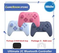 Contrôleur Bluetooth 8BitDo Ultimate 2C pour manette de jeu sans fil Switch 2 avec Joystock à effet Hall pour Nintendo Switch, console OLED DarkBlue