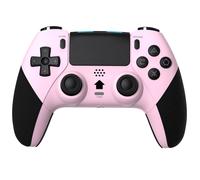 Contrôleur Bluetooth sans fil pour contrôleur PS4 manette de jeu PC pour PS4/PS4 Pro/PS4 Slim - rose noir