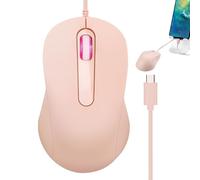 Contrôleur câblé - 4.29x2.56in Contrôleurs USB C Plug and Play pour une utilisation en douceur silencieuse, une poignée antidérapante avec un curseur 1000dpi, un accessoire informatique pour le bureau