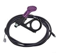 Contrôleur Câble Tige de Selle pour vtt Route 22.2mm Contrôleur | Alliage aluminium léger, ergonomique pouce, compatible filage interne externe, pour vtt et route(SW-02 Model - Purple)