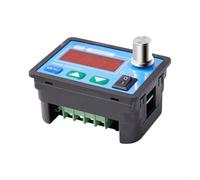 Contrôleur CC 6-55 V 30 A Bouton de réglage Contrôleur CC 6-55 V | Réglage fluide, surveillance en temps réel, 15 kHz pour la fréquence, bloc terminal de clôture, noir et bleu