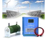 Contrôleur Charge Hybride Solaire éolien 3000w 12v 24v 48v Mppt Contrôleur Charge pour Éolienne À Usage Domestique,Contrôleur Hors Réseau avec Fonction De Charge Générateur De Vent,48V