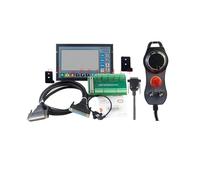 Contrôleur CNC, Contrôleur CNC hors ligne DDCS4.1 Système de contrôle de mouvement de machine de gravure et de fraisage 3/4 axes Liaison 4 axes 500KMz MPG d'urgence,Compatibilité(4AXIS)
