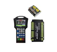 Contrôleur CNC, Système de mouvement CNC Hand-Hero DM500 3/4 axes avec contrôleur de suspension 500 kHz G Code CAD/CAM Prise en charge des clés USB,Compatibilité(4AXIS)
