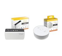 Contrôleur connecté pour radiateur électrique Konyks eCosy, Compatible Alexa & de fumée connecté Wi-FI, Konyks Firesafe 2, Notifications en Temps réel sur Smartphone, 5 Ans d'autonomie