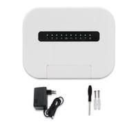 Contrôleur d'arrosage intelligent d'intérieur Tuya WiFi à 8 stations, système d'irrigation à distance par téléphone pour prise UE A