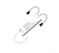 Contrôleur de bande lumineuse numérique LED ultra-mince avec microphone intégré et modes réactifs au son, pour puce ESP32/ESP8266, prend en charge WS2811/WS2812B/SK6812, entrée 5 V-24 V (A)