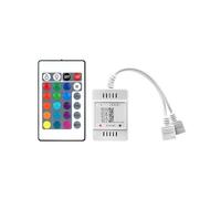 Contrôleur de bande lumineuse RGB LED à 24 touches, télécommande 2.4G, bande lumineuse LED de contrôle, variateur LED