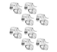 Contrôleur de Bouton de Jeu en Métal pour PUBG, Déclencheur de Jeu de Téléphone Léger, Bouton D'assistant de Tir Gratuit, 8 Pièces pour la Plupart des Téléphones (SILVER)