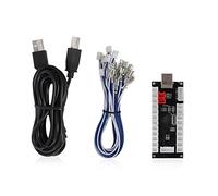 Contrôleur de Bouton D'encodeur USB de Jeu D'arcade pour Les Manettes Noires de Machine de Jeu de PC hôte(CY-822C)