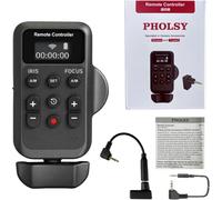 Contrôleur De Caméscope Télécommande De Caméscope Sans Fil Avec Lanc Ou Prise À Distance 2,5 Mm, Zoom Vidéo, Mise Au Point Vidéo, Iris Et D'Enregistrement Vidéo Pour Canon Sony Cam[VIT694911]