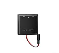 Contrôleur de charge de panneau solaire 5 V 3 A Double USB Module régulateur de tension pour caméra de sécurité pour chargement de batterie Kit de bricolage extérieur Noir (femelle)