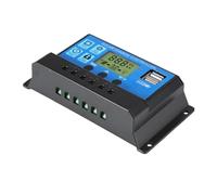 Contrôleur De Charge Du Régulateur De Panneau Solaire - 10A / 20A / 30A Panneau Solaire Batterie Régulateur Intelligent | Contrôleur De Chargeur Solaire 12V Ou 24V, Régulateur Avec Écran LCD, Port USB