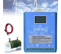 Contrôleur de Charge éolienne et Solaire 16 000 W, avec écran LCD et Charge de décharge, contrôleur de Charge Hybride éolienne et Solaire, pour Maison, Bateau et lampadaire 48V