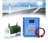 Contrôleur de Charge éolienne et Solaire 16 000 W, avec écran LCD et contrôleur de Charge MPPT, pour Maison, Bateau, lampadaire 48V