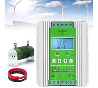 Contrôleur de Charge Hybride éolien et Solaire, contrôleur de Turbine 16 000 W, avec Fonction Booster et décharge, avec écran LCD, pour Maison, Bateau et lampadaire 48V